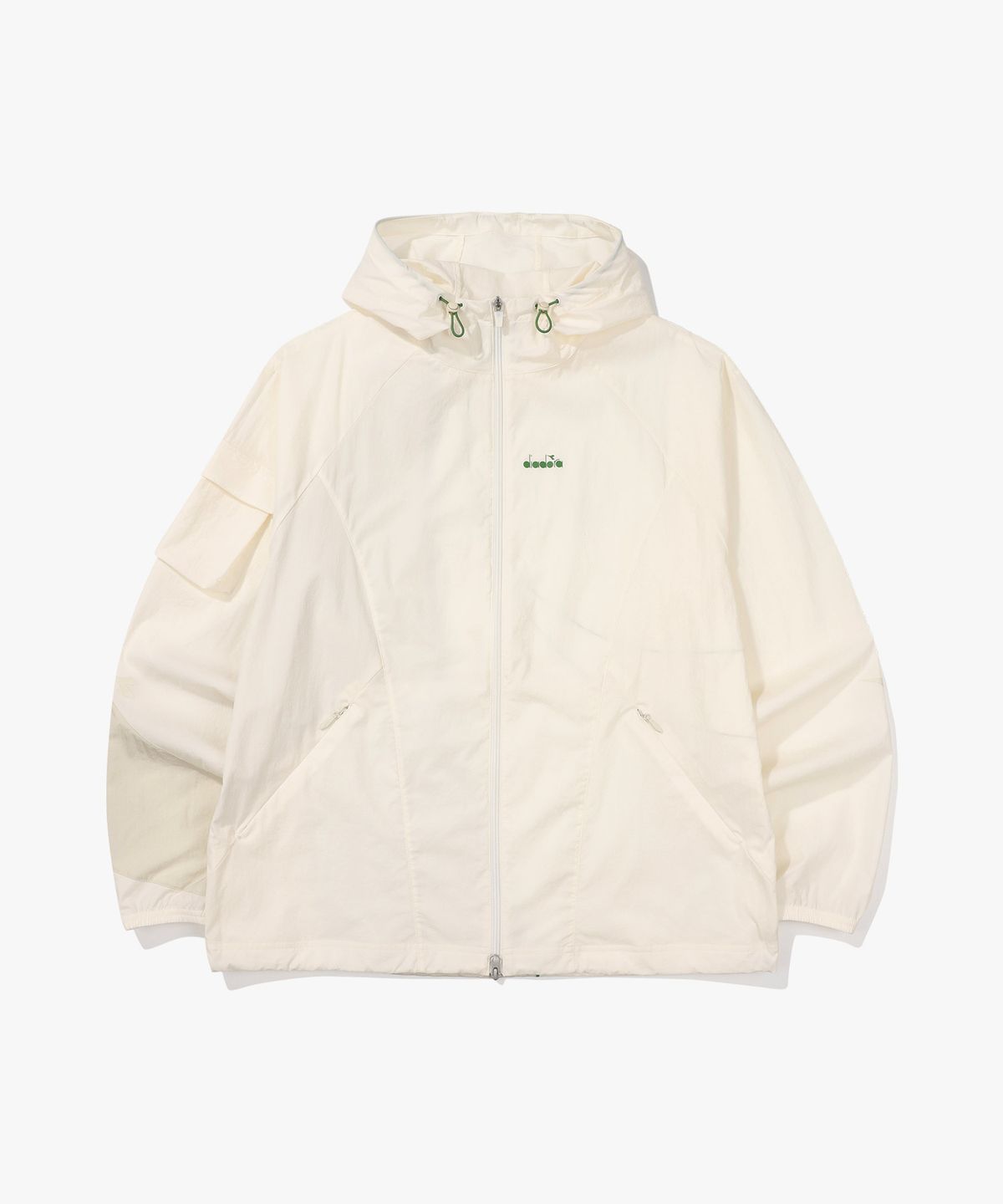 디아도라(diadora) 몬텔로 프리즈 후드 자켓 IVORY