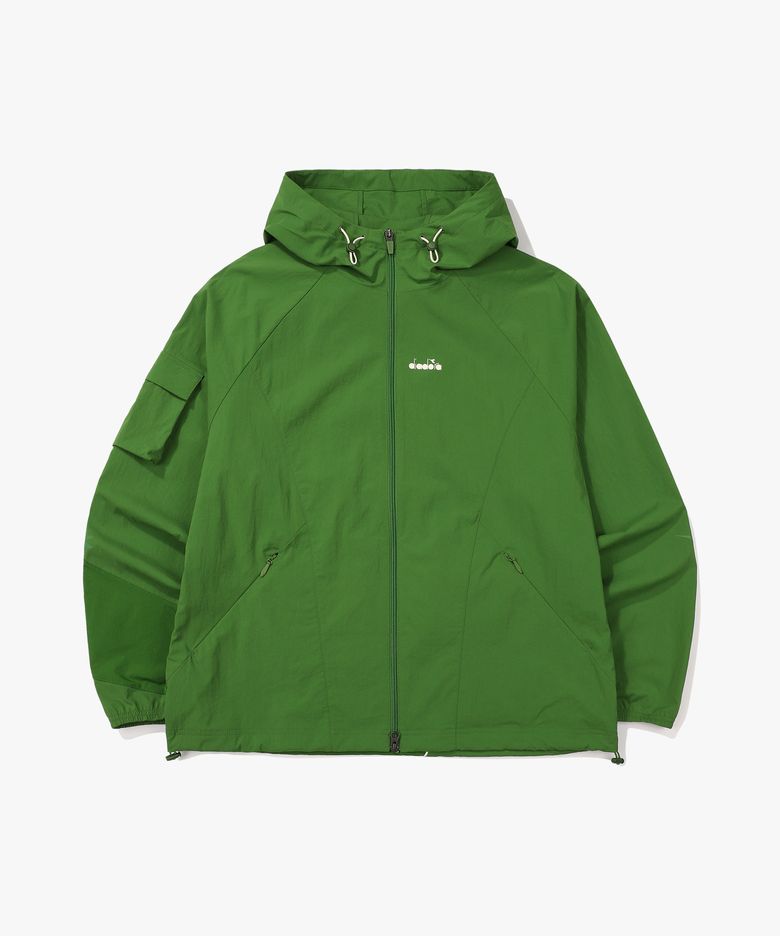 몬텔로 프리즈 후드 자켓 OLIVE