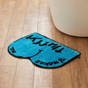욕실 발매트 (엉덩이 블루)