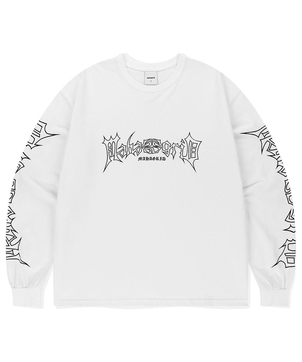 【mahagrid】24SS★ GOTHIC ECLIPSE LOGO LS TEE MUSINSA | MAHAGRID GOTHIC ECLIPSE LOGO LS TEE BLACK(MG2ESMT564A)