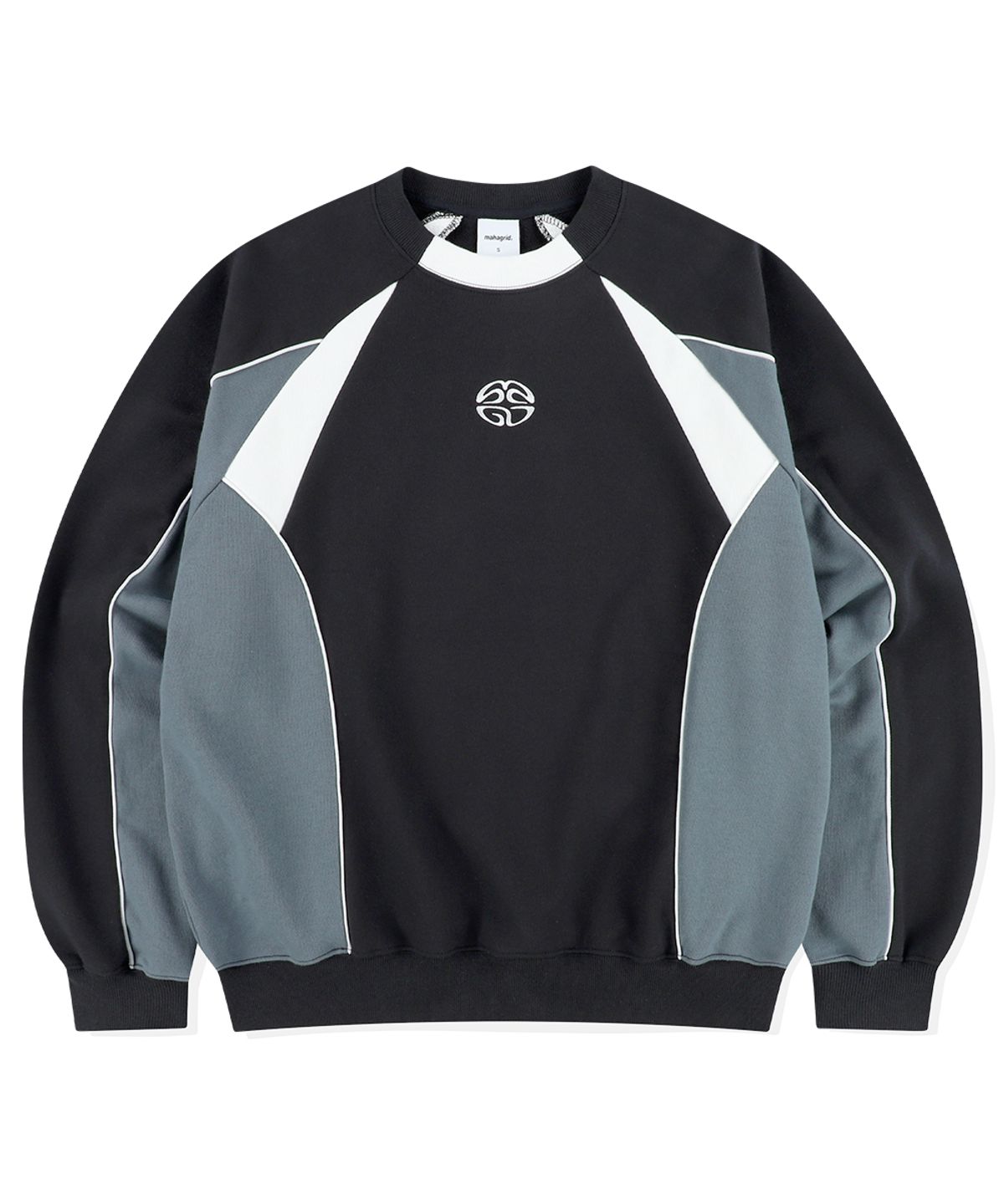 마하그리드(MAHAGRID) TRACK PIPING SWEATSHIRT BLACK(MG2ESMM453A)