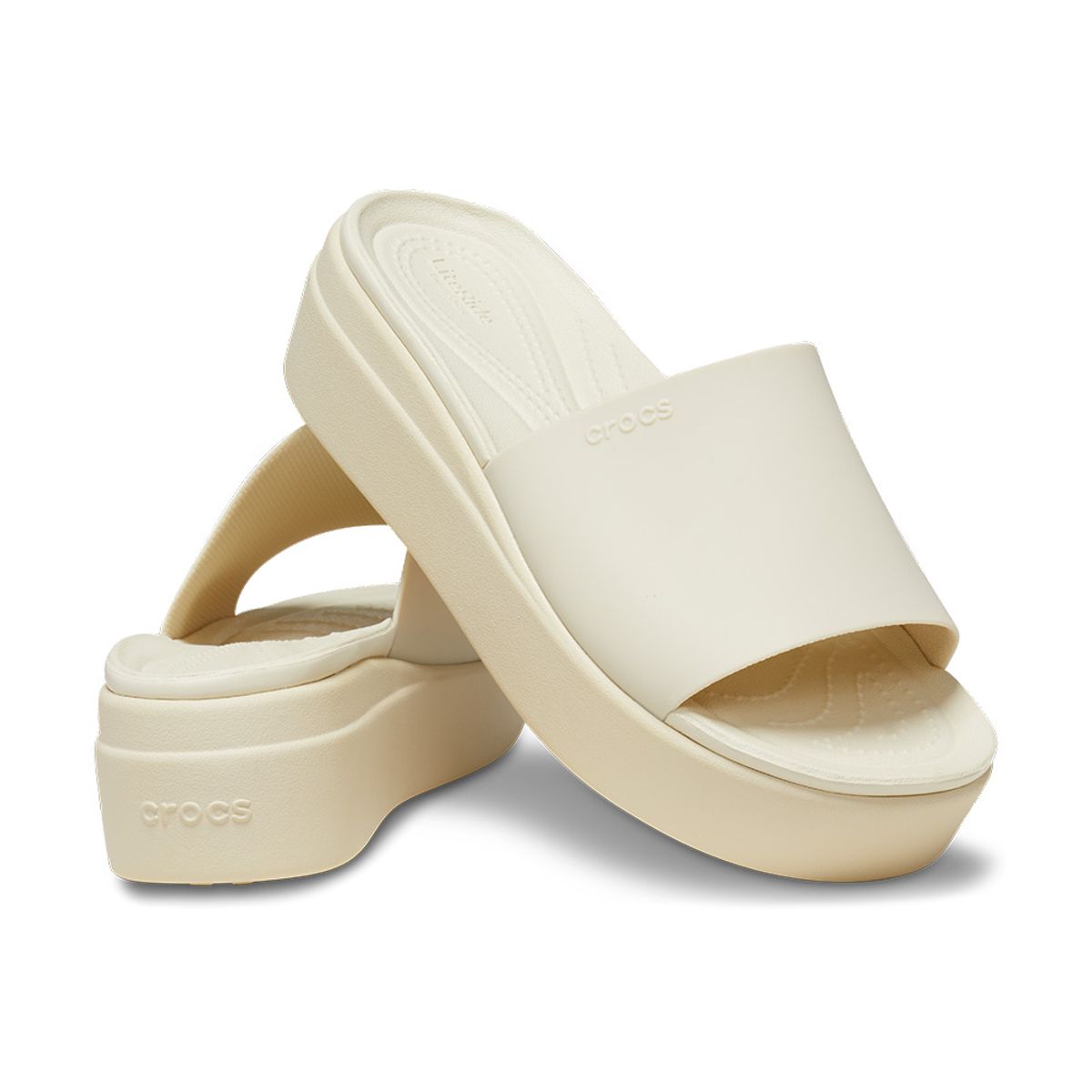 크록스(CROCS) 여성 BROOKLYN SLIDE BONE (24SWSD208728)