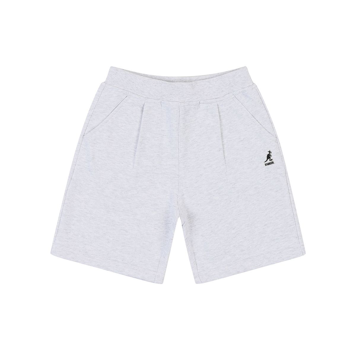 캉골키즈(KANGOL KIDS) GOAT 베이직 저지 하프롱 팬츠 QA 0402 멜란지 그레이/AQACJT04020MY
