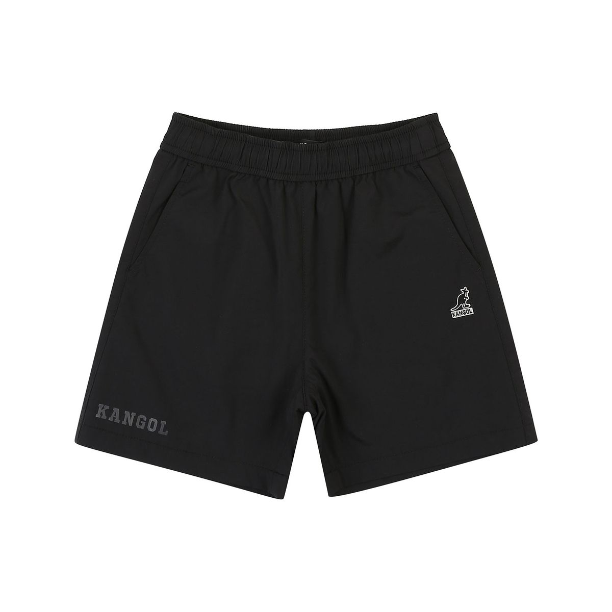 캉골키즈(KANGOL KIDS) GOAT 나일론 스트레치 숏츠 QA 0402 블랙/AQACPT04020BK