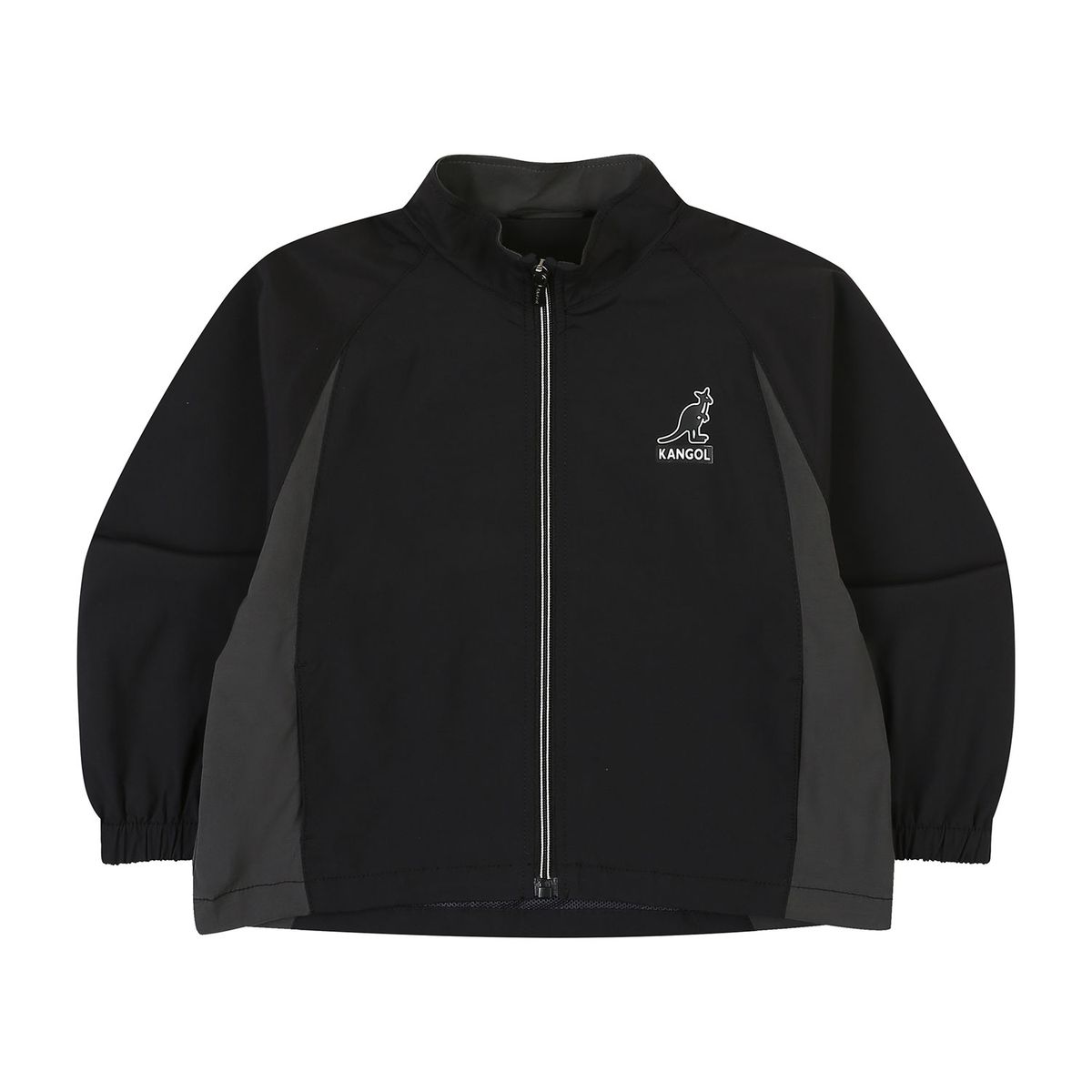 캉골키즈(KANGOL KIDS) GOAT 컬러 블록 나일론 집업 점퍼 QA 0013 블랙/AQACJP00130BK