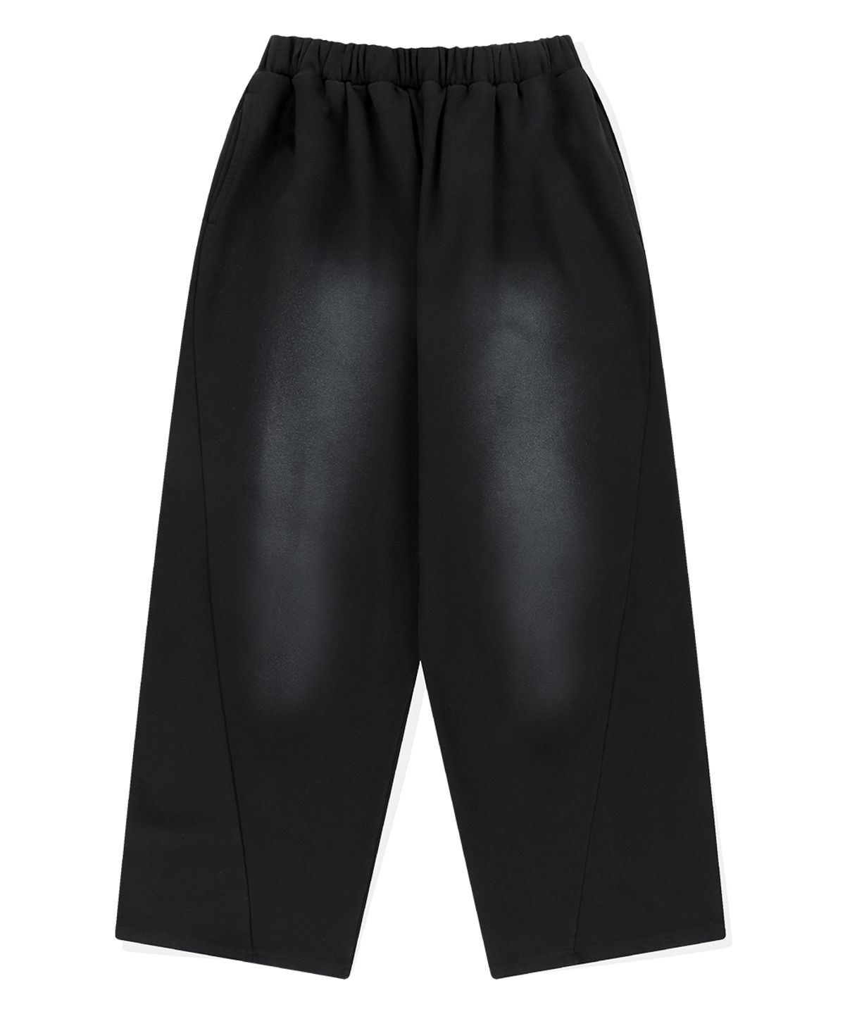 마하그리드(MAHAGRID) BRUSHED WIDE SWEATPANT BLACK(MG2ESMPA01A)