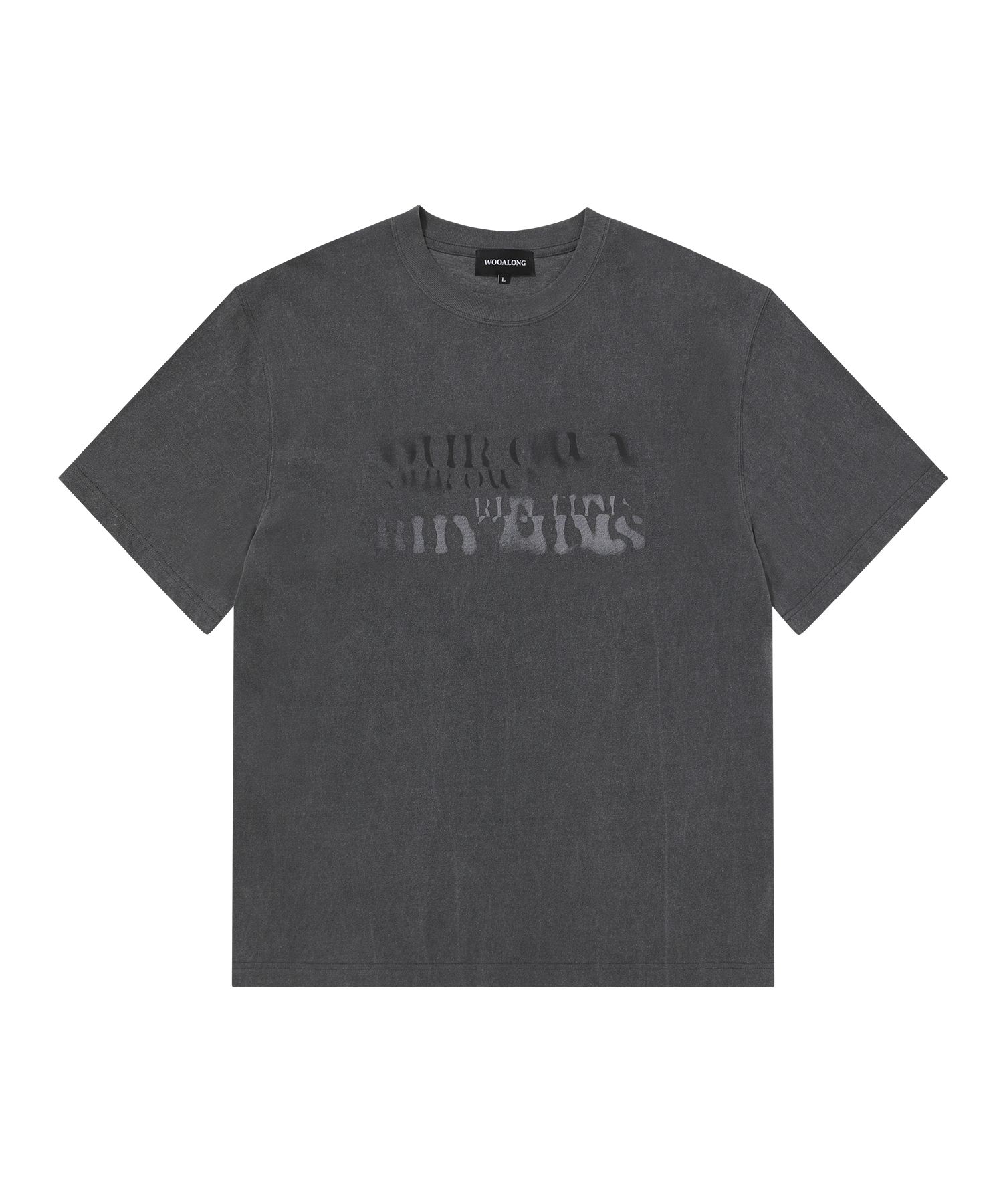 【WOOALONG】★Pigment over fit graphic T-shirt MUSINSA公式 | WOOALONG Pigment over fit graphic T-shirt