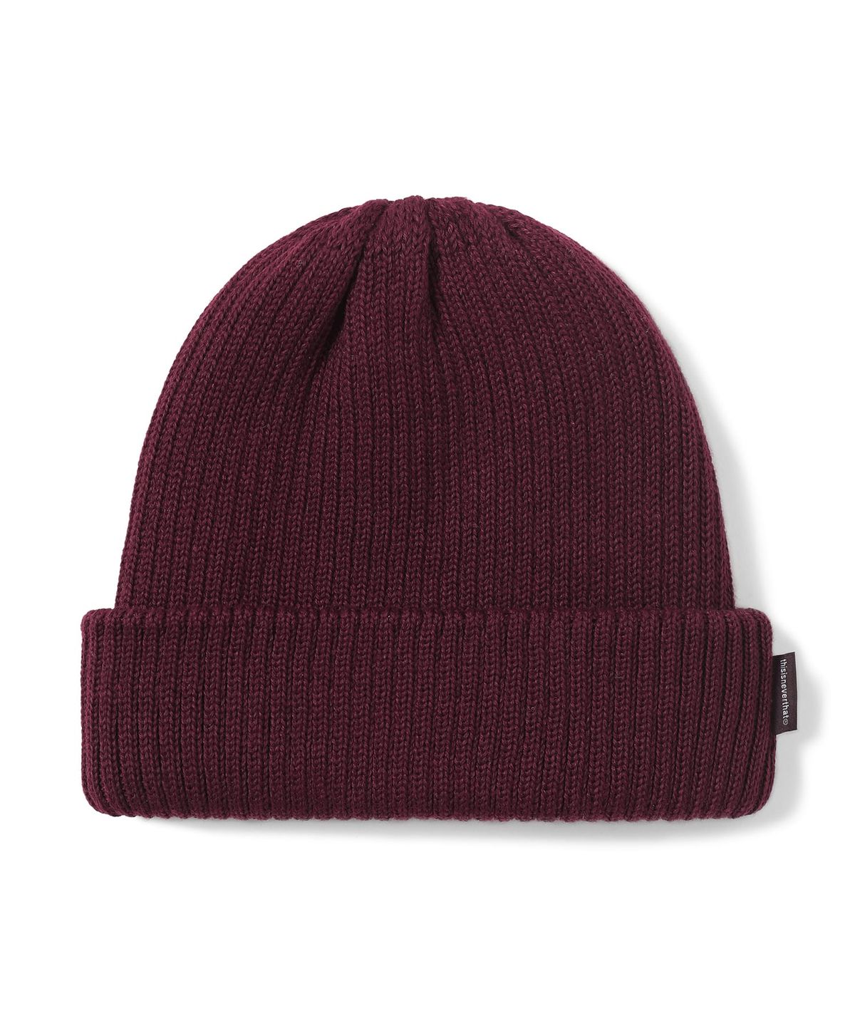 디스이즈네버댓(THISISNEVERTHAT) T-Logo Short Beanie Purple