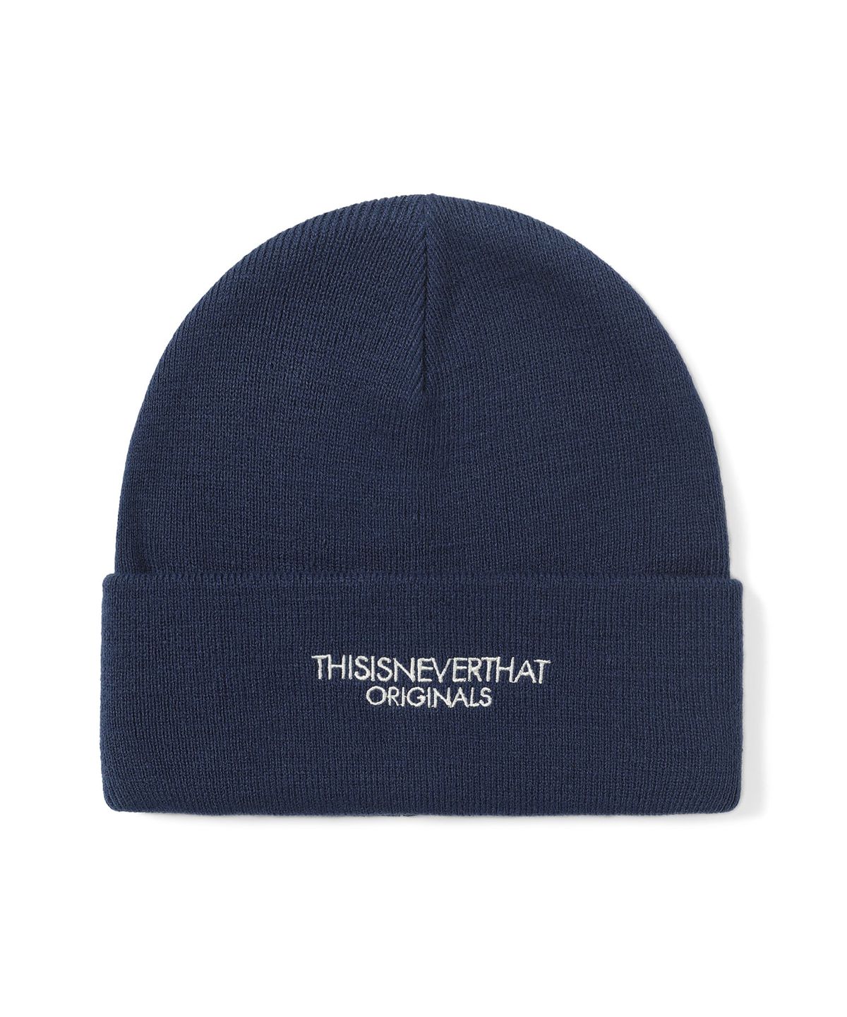 디스이즈네버댓(THISISNEVERTHAT) FR-Logo Beanie Navy