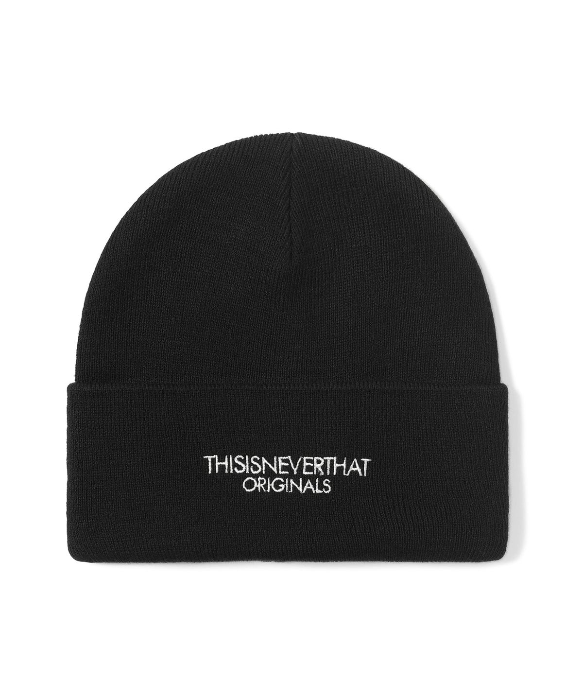 디스이즈네버댓(THISISNEVERTHAT) FR-Logo Beanie Black