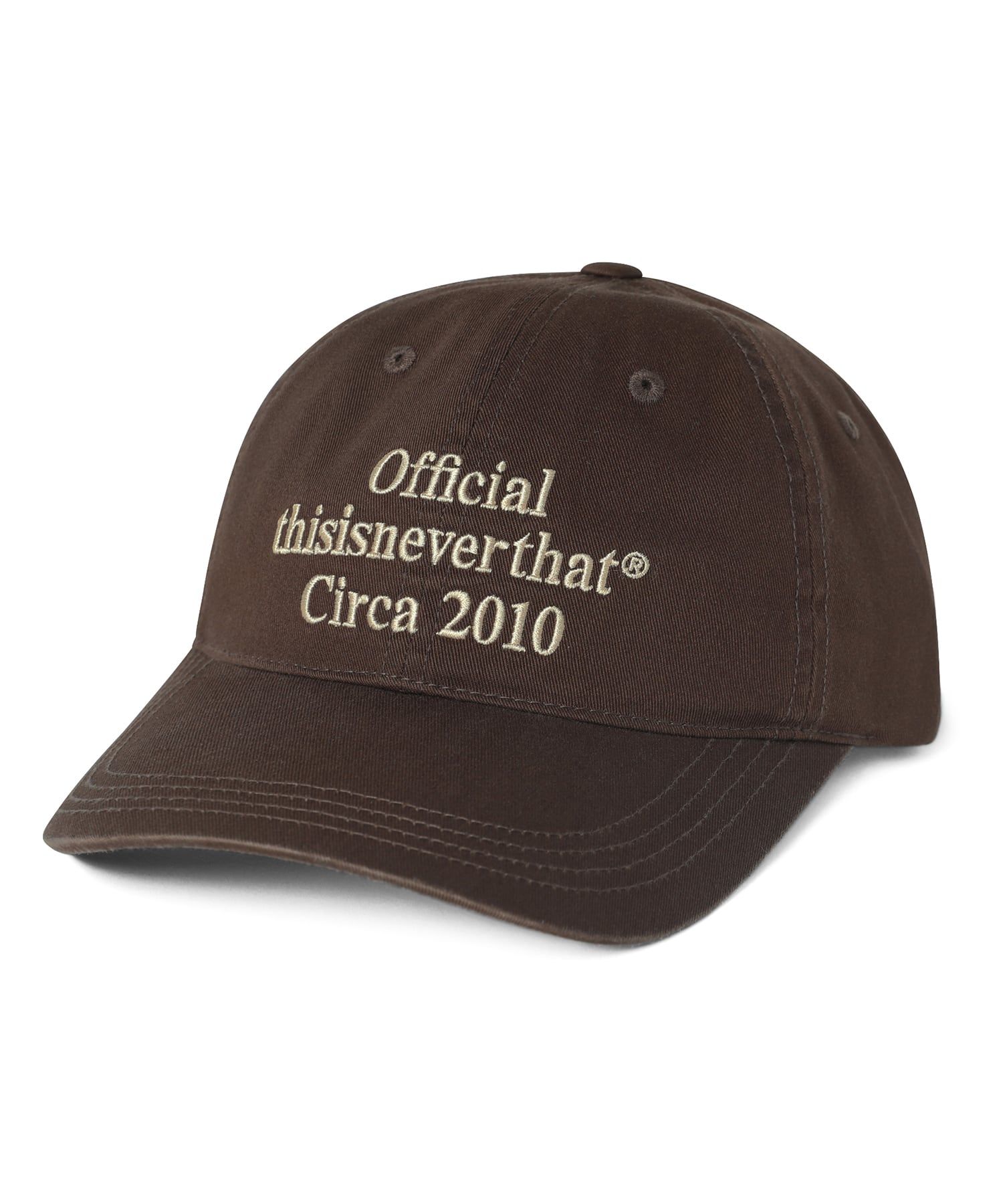 MUSINSA公式 | thisisneverthat® Times Cap - Brown