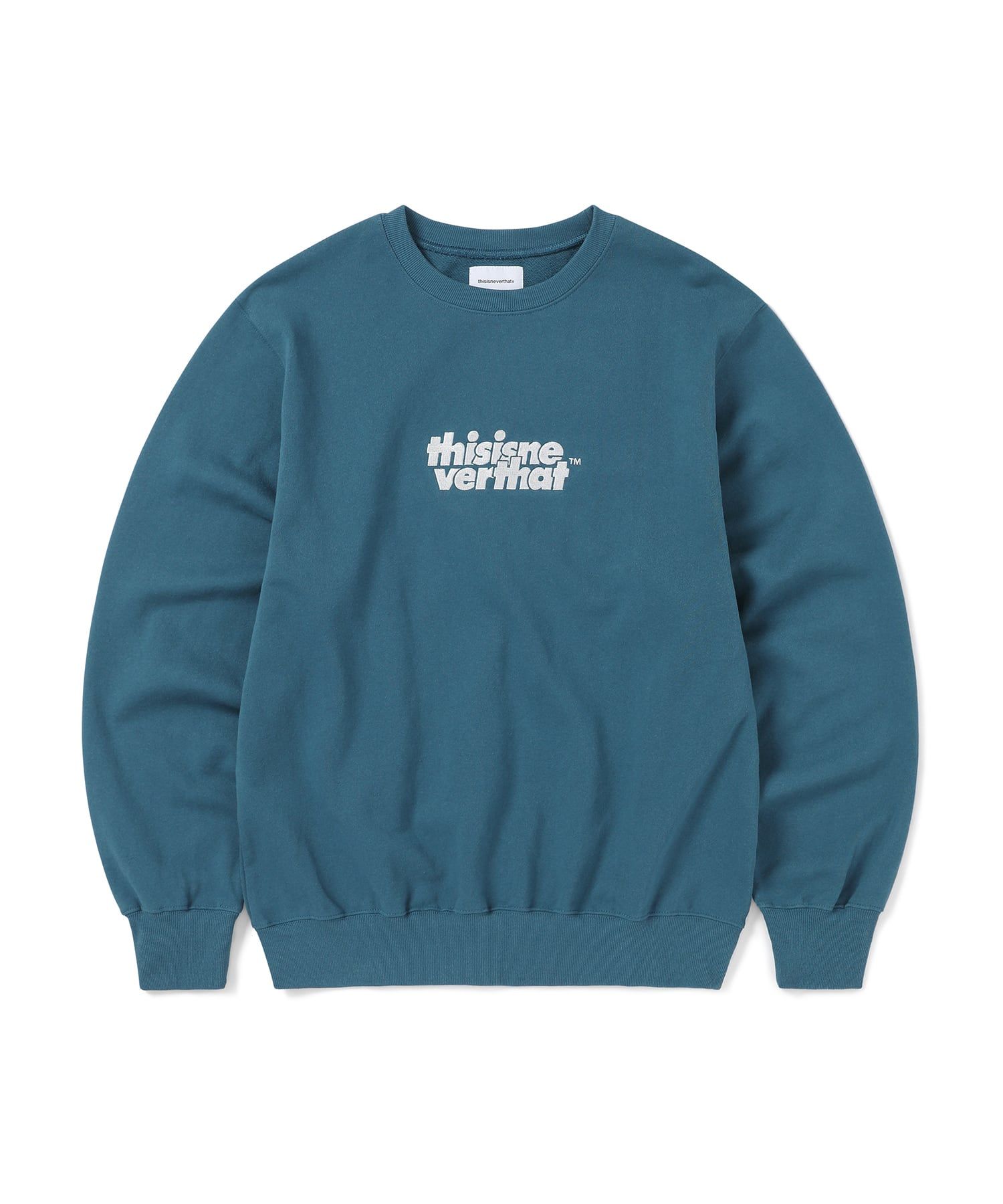 MUSINSA公式 | thisisneverthat OL-Logo Crewneck - Light Navy