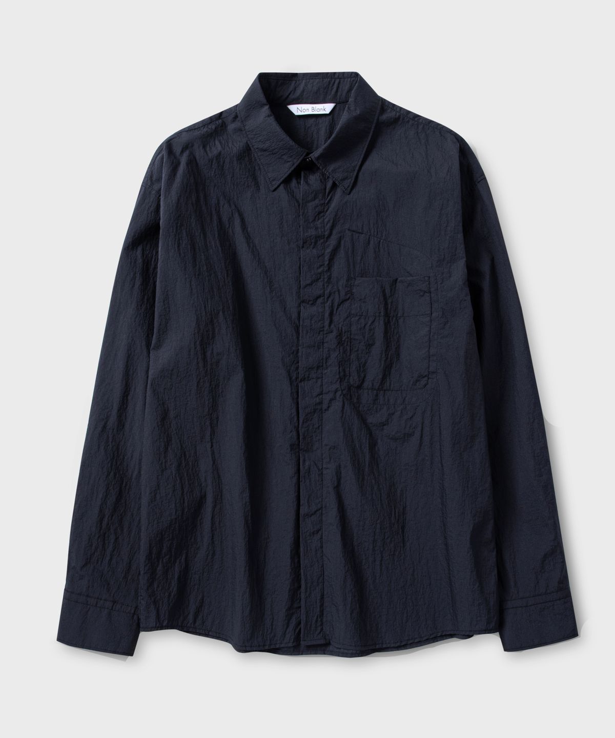 넌블랭크(NONBLANK) 윈드 브레이크 셔츠_DARK NAVY