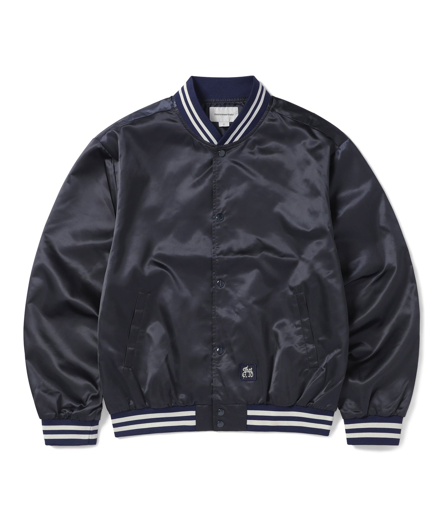 【THISISNEVERTHAT】Satin Jacket Navy MUSINSA | thisisneverthat® Satin Jacket Navy
