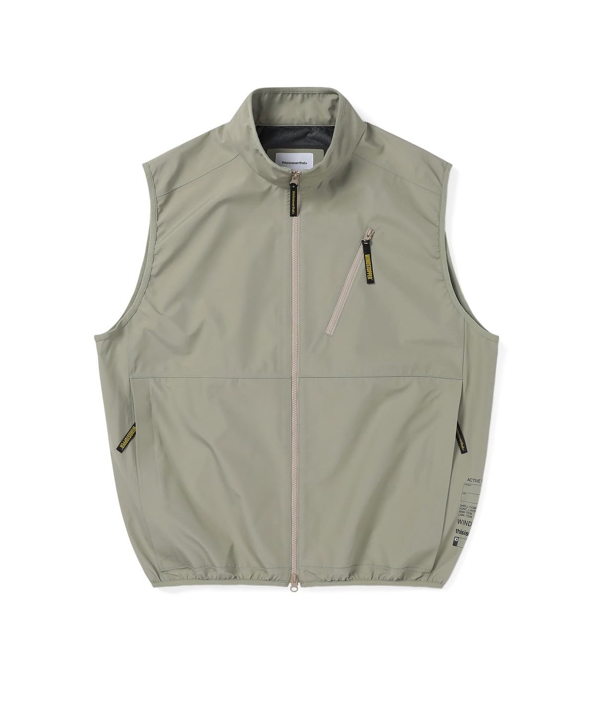 디스이즈네버댓(THISISNEVERTHAT) WINDSTOPPER® Active Tour Vest Grey