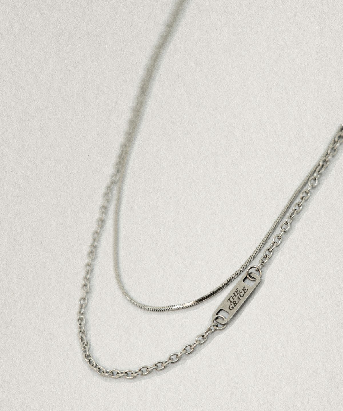 리스토어(RESTORE) THE GRACE LAYERD CHAIN NECKLACE