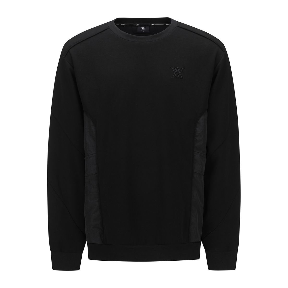 어뉴골프(ANEW GOLF) MEN WOVEN MIXED M TO M_BK