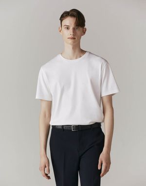 저지 크루넥 반팔 티셔츠 10024501/024501