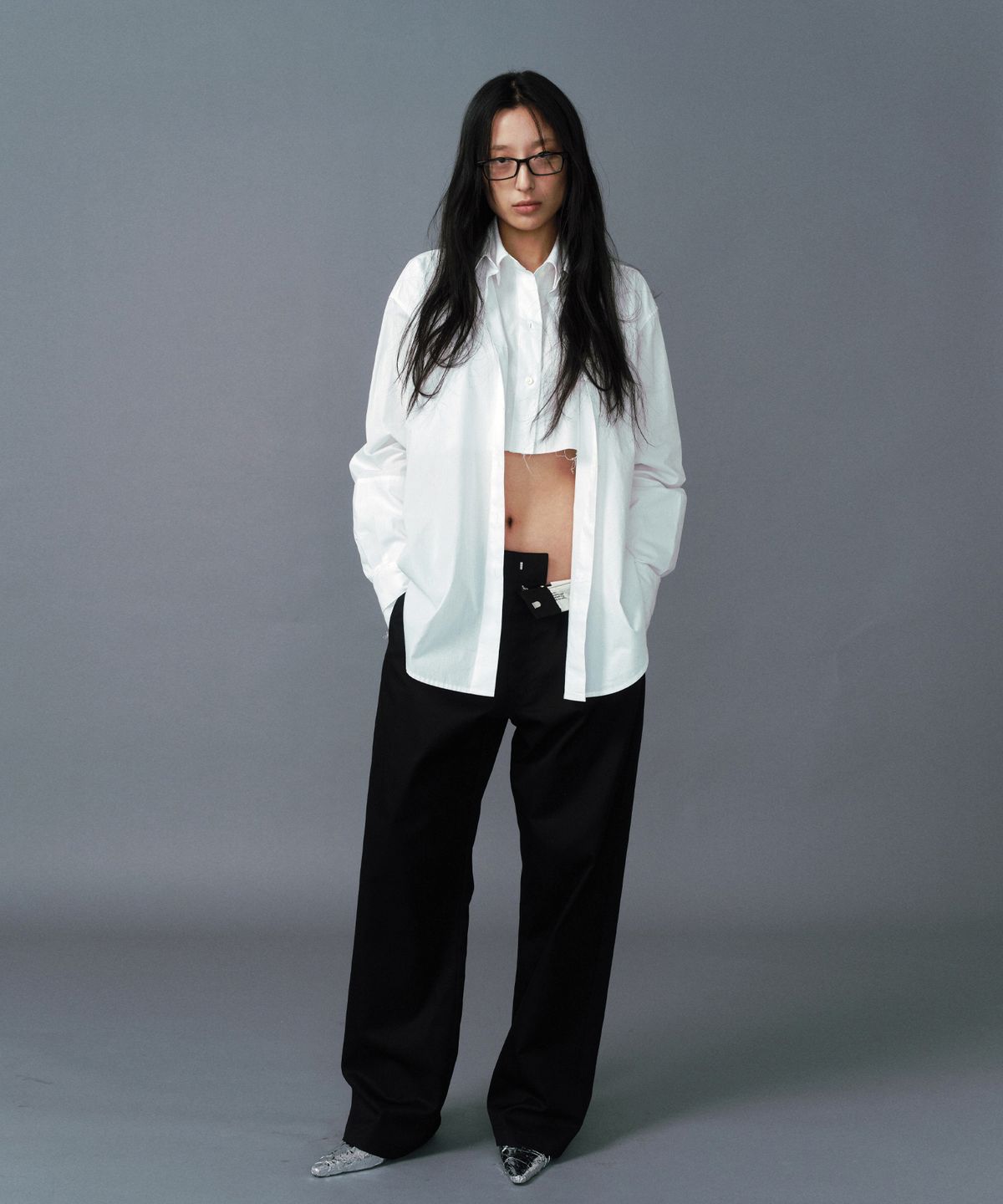 에스이오(s/e/o) COTTON CHINO TROUSERS_BLACK