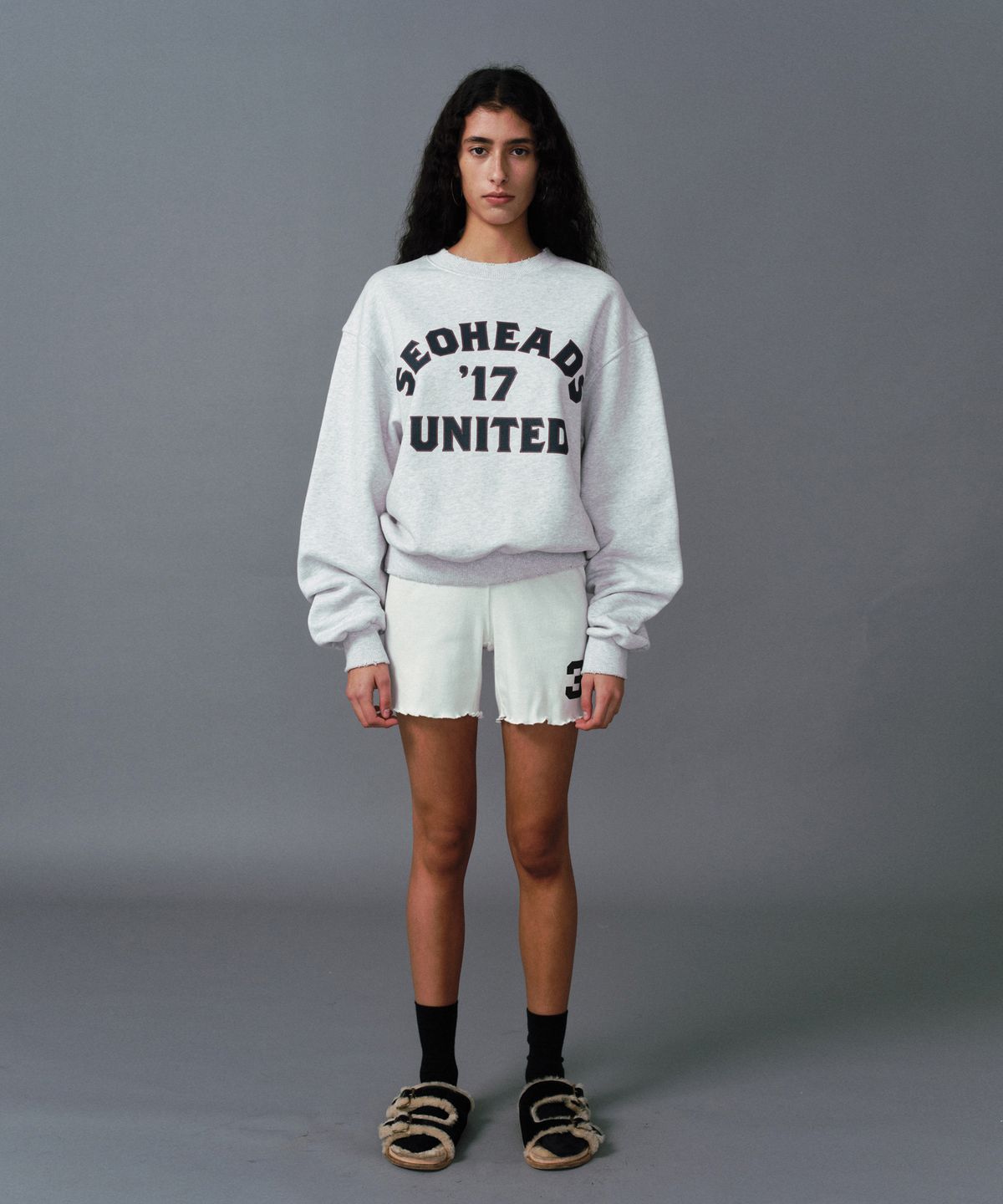 에스이오(s/e/o) 3 FRILL SHORTS_IVORY