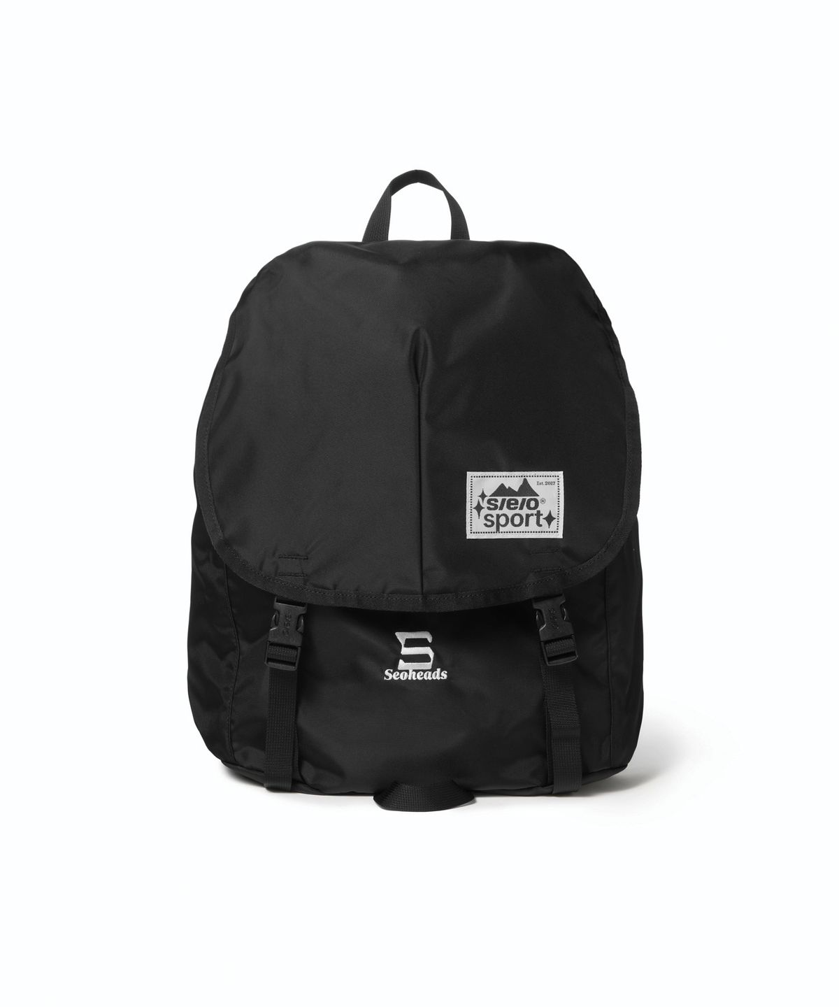 에스이오(s/e/o) DRAWSTRING NYLON BACKPACK_BLACK