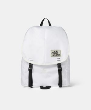 DRAWSTRING NYLON BACKPACK_WHITE