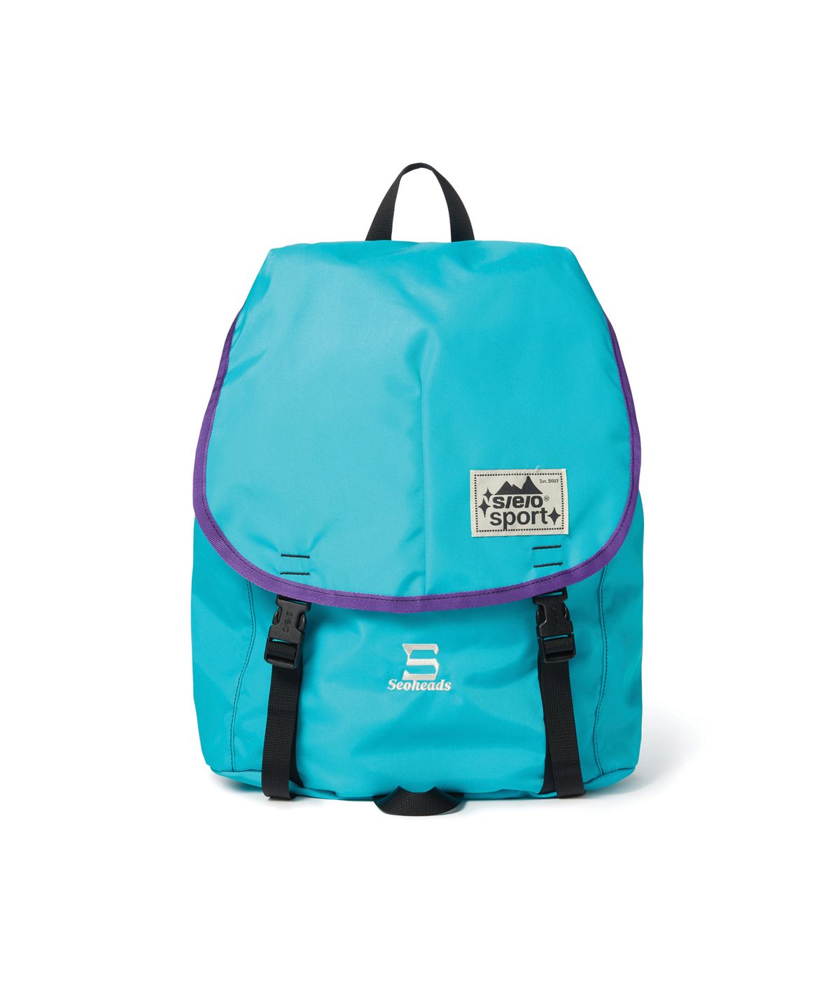 에스이오(s/e/o) DRAWSTRING NYLON BACKPACK_TURQUOISE