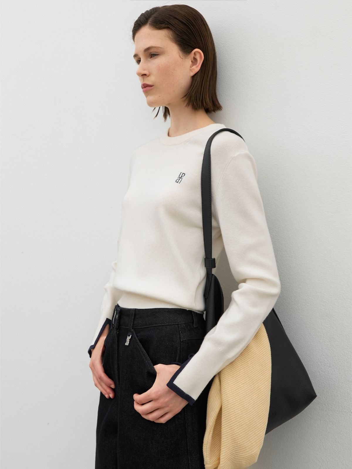 아틀리에 나인(ATELIER NAIN) ESSENTIAL COLOR MATCHING POINT KNIT(T-6772)