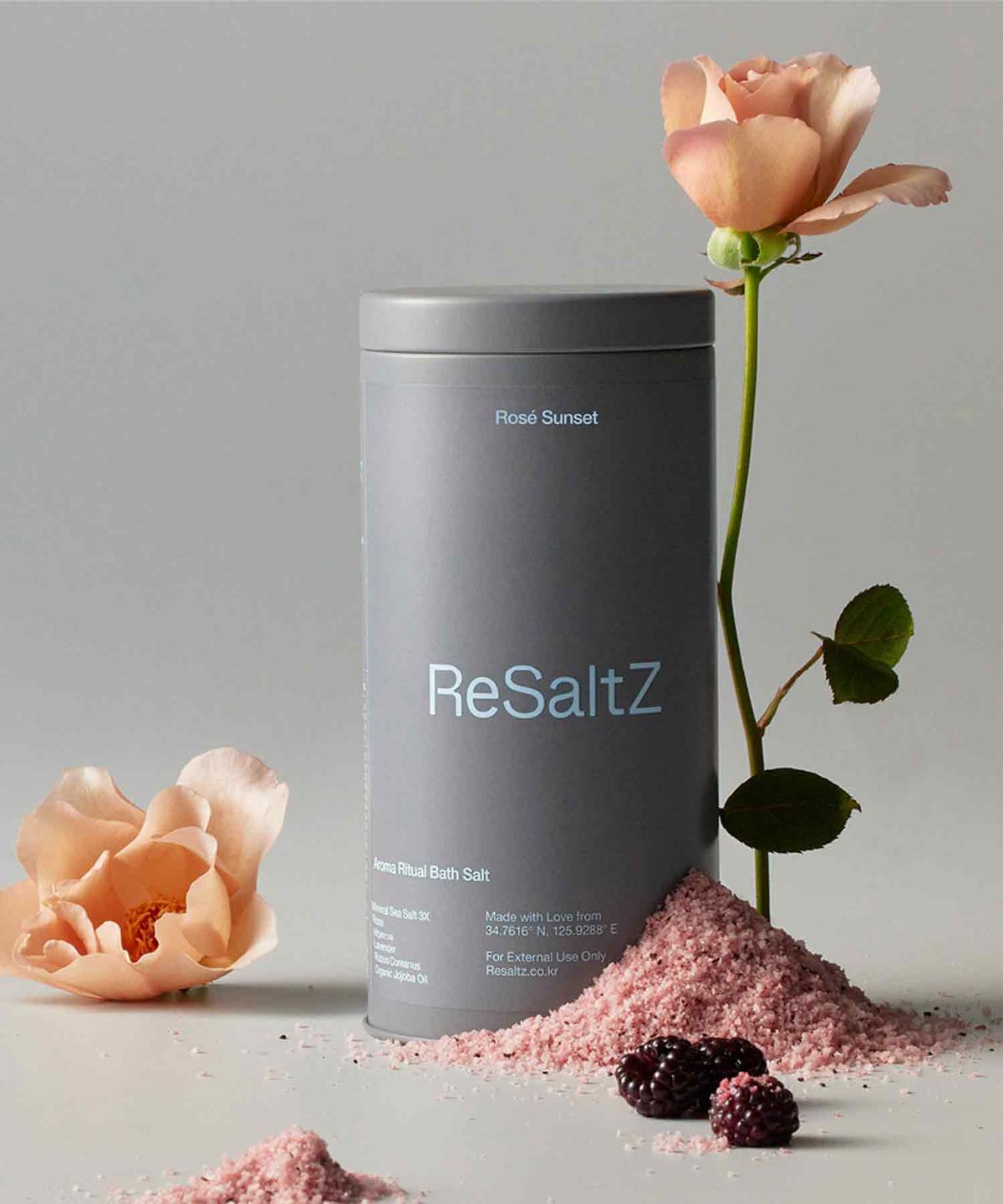 리솔츠(RESALTZ) 아로마 배쓰솔트 로제선셋 370g
