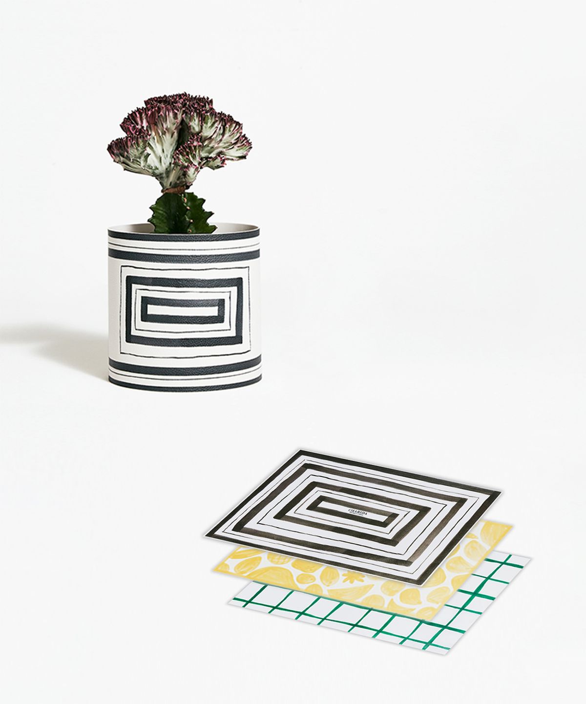 플랫츠(PLATS) plats X Charida_Rectangular Black