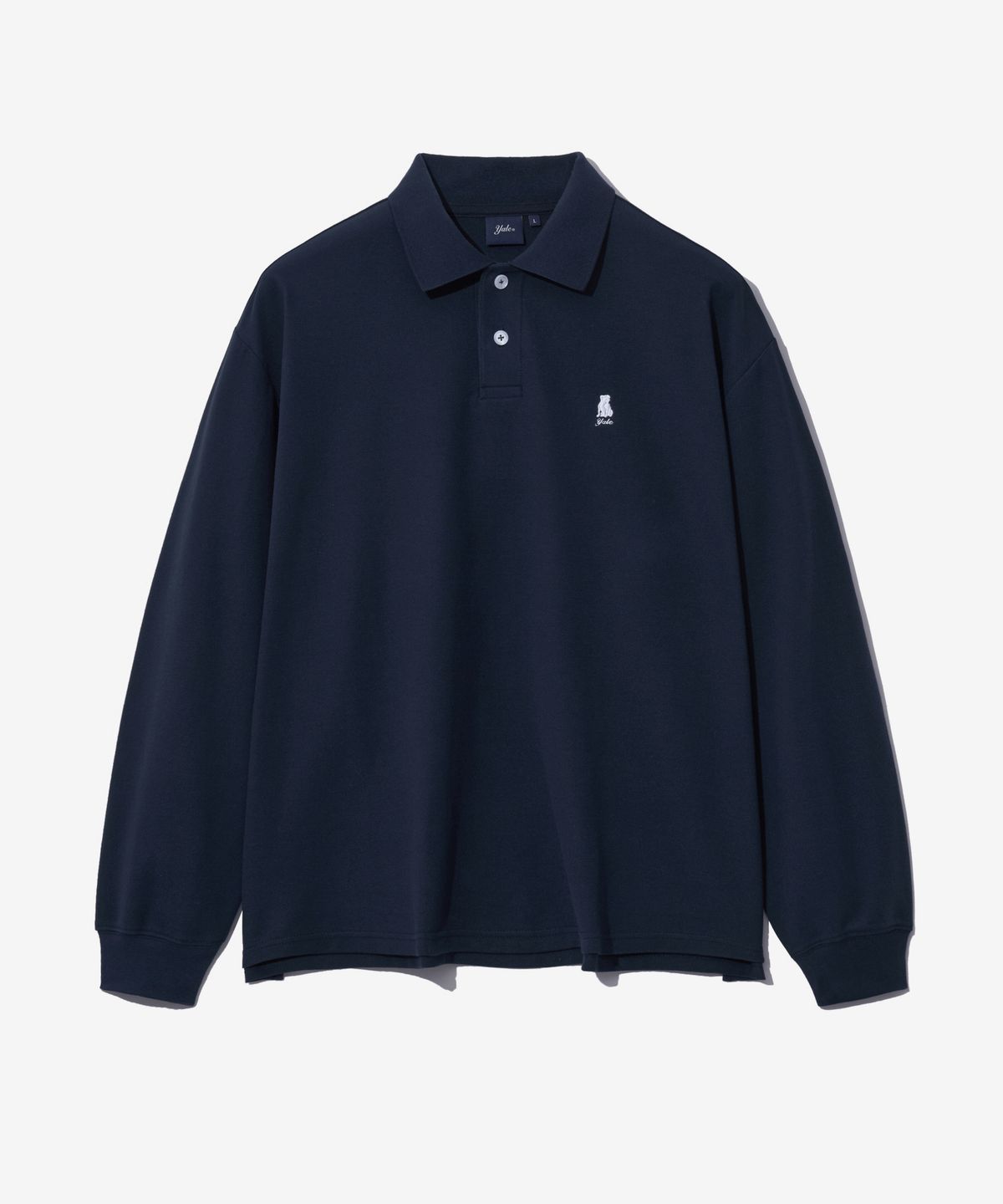 예일(YALE) OVERSIZED HERITAGE DAN QUICK DRY PIQUE POLO SHIRT NAVY