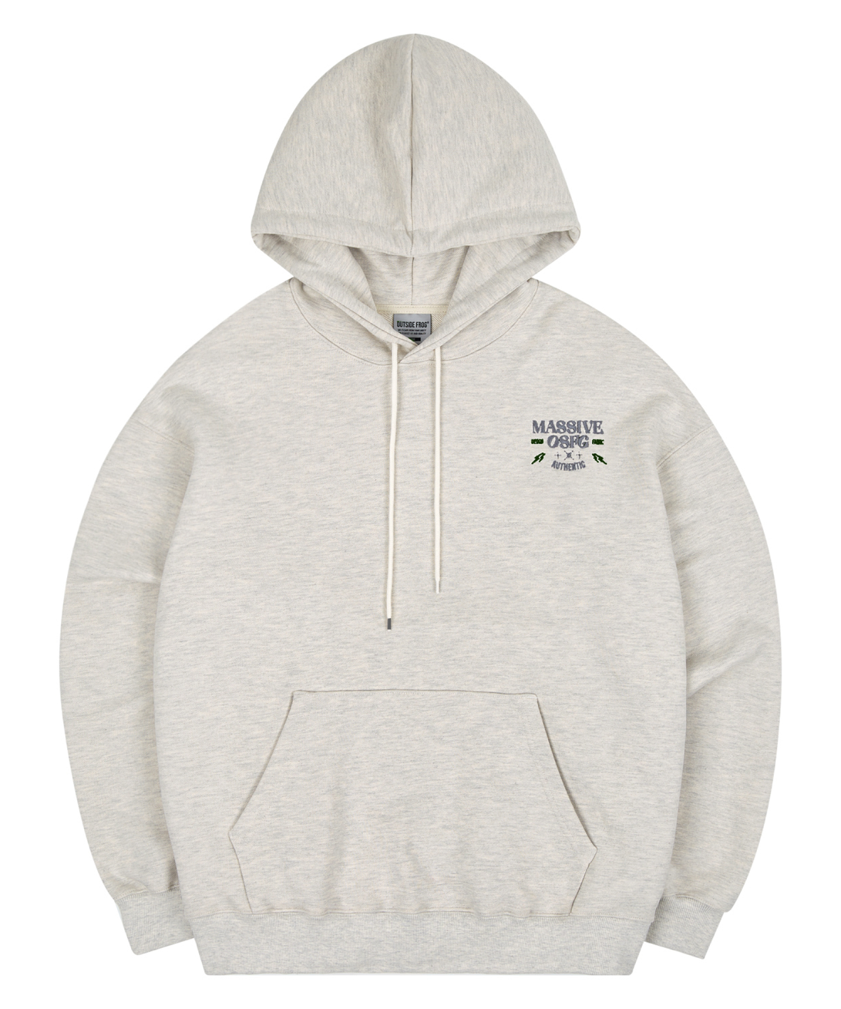 아웃사이드프로그(OUTSIDE FROG) MASSIVE HOODIE (OWTMEAL)