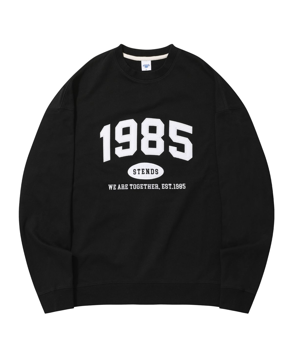 스탠즈(STENDS) [M~4XL] 오리지널 1985 크루넥_블랙