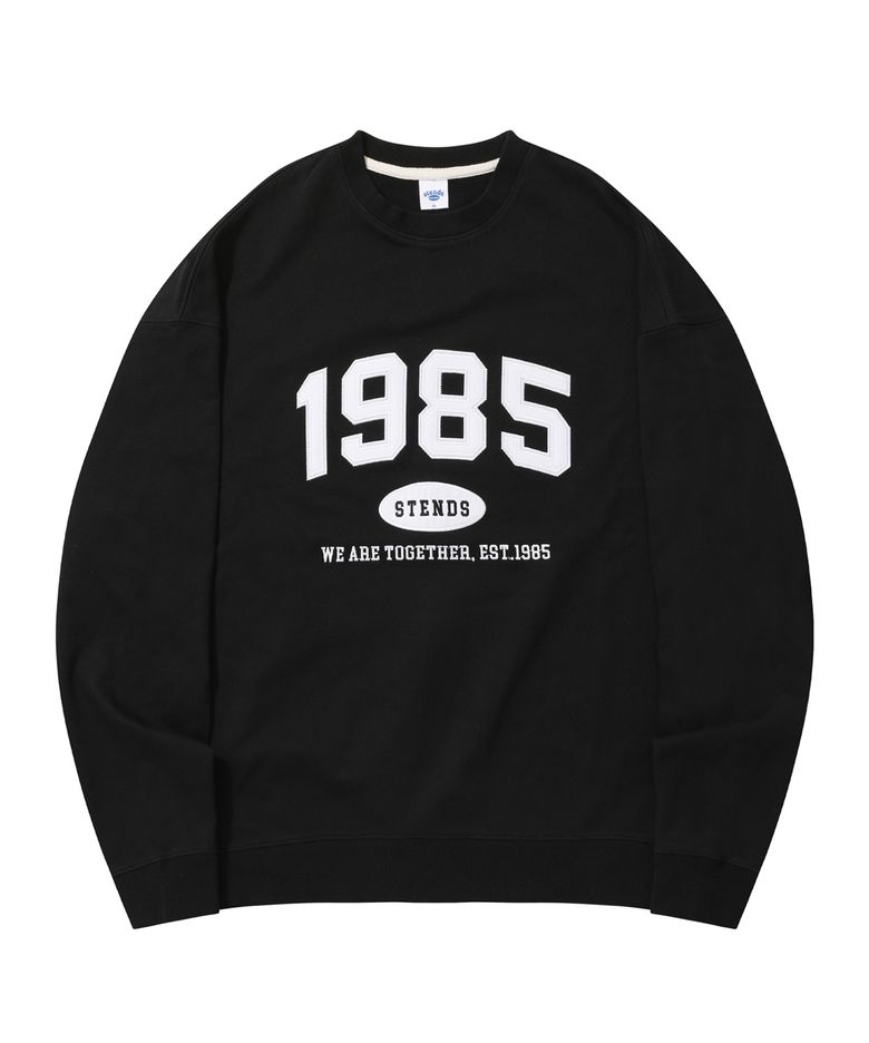 [M~4XL] 오리지널 1985 크루넥_블랙