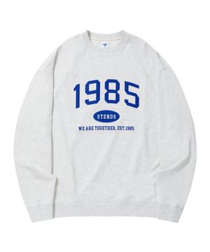 [M~4XL] 오리지널 1985 크루넥_멜란지 그레이