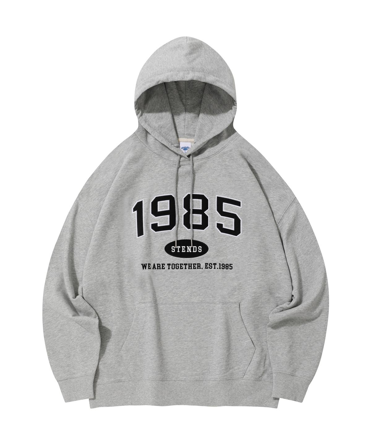 스탠즈(STENDS) [M~4XL] 오리지널 1985 후디_그레이-블랙