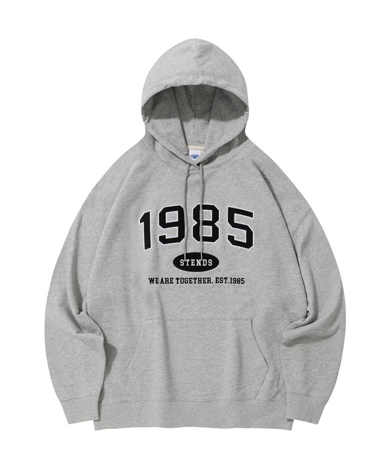 [M~4XL] 오리지널 1985 후디_그레이-블랙