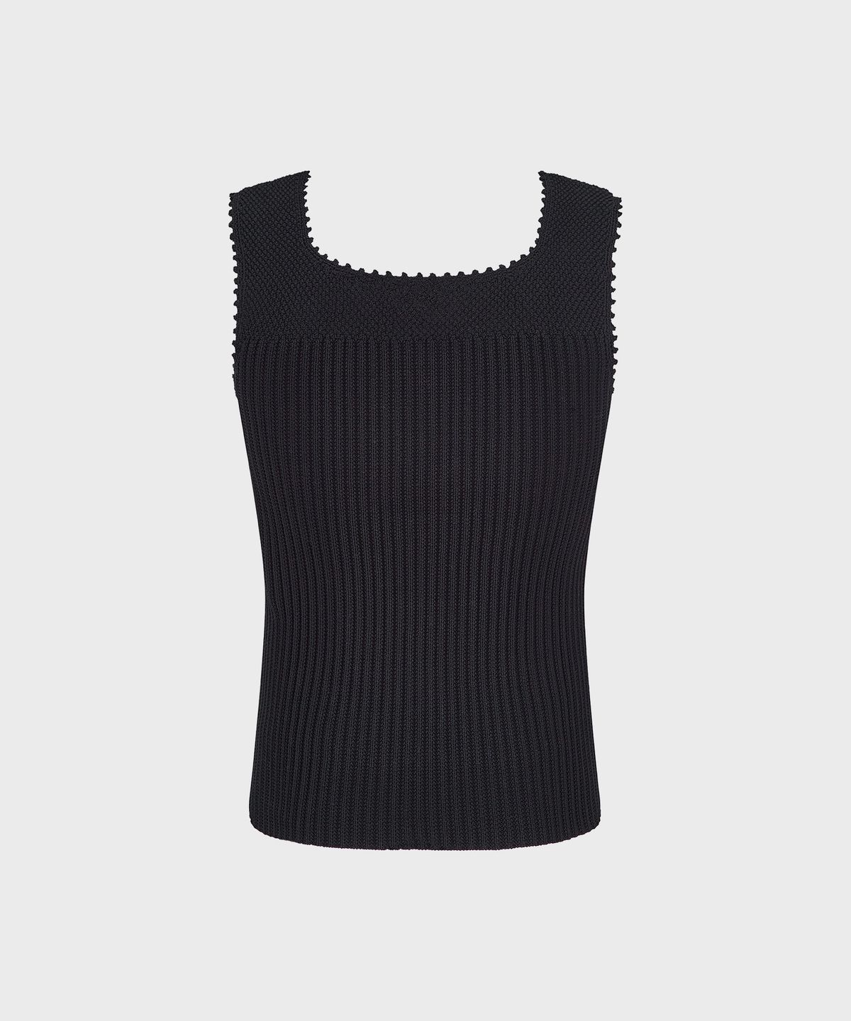마틴 로즈(MARTINE ROSE) (W) 크로셰 베스트 블랙 CROCHET VEST BLACK