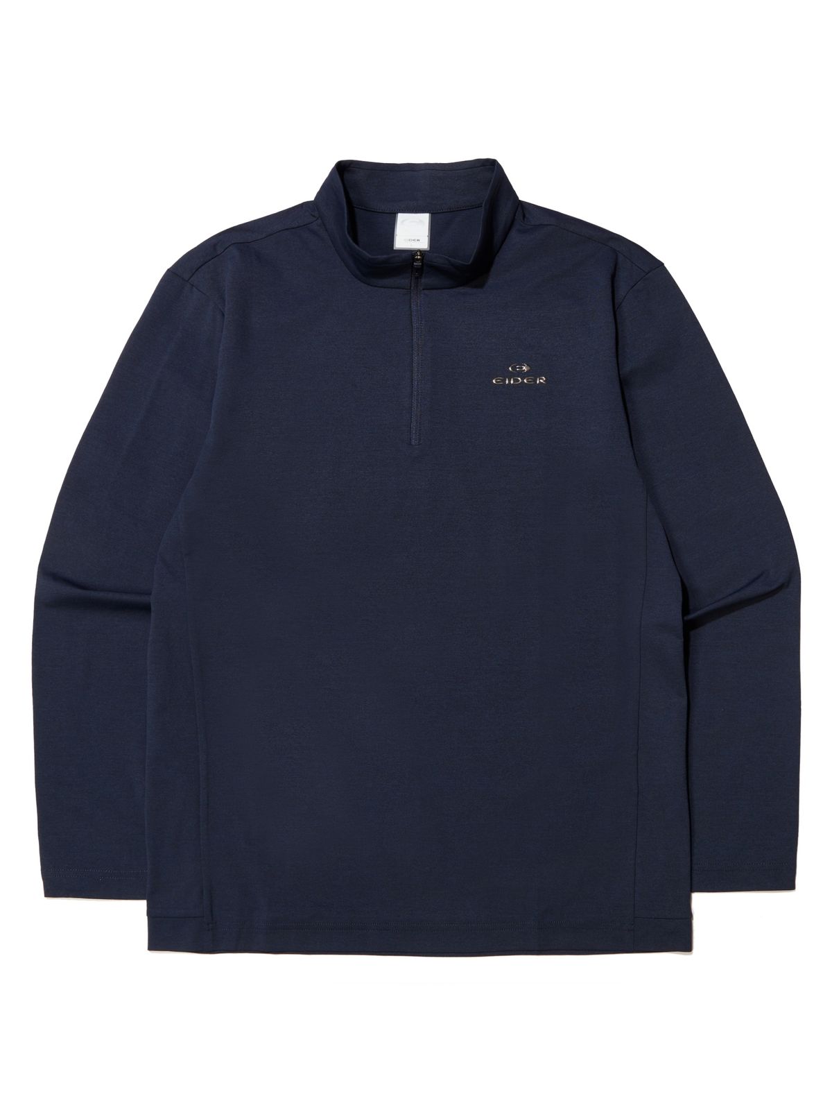 아이더(EIDER) ESSENTIAL (에센셜) 라이트 α 긴팔짚업 티셔츠_Navy