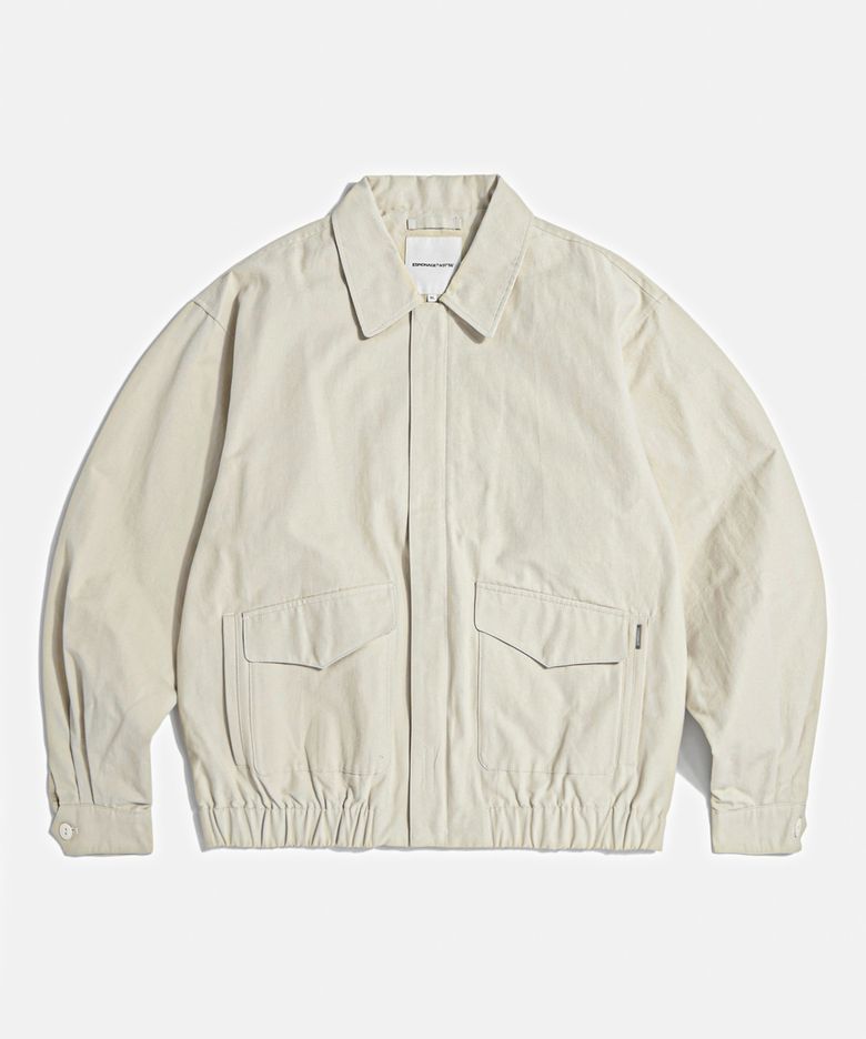 Flight Bomber Jacket Ecru