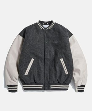 Standard Varsity Jacket Charcoal