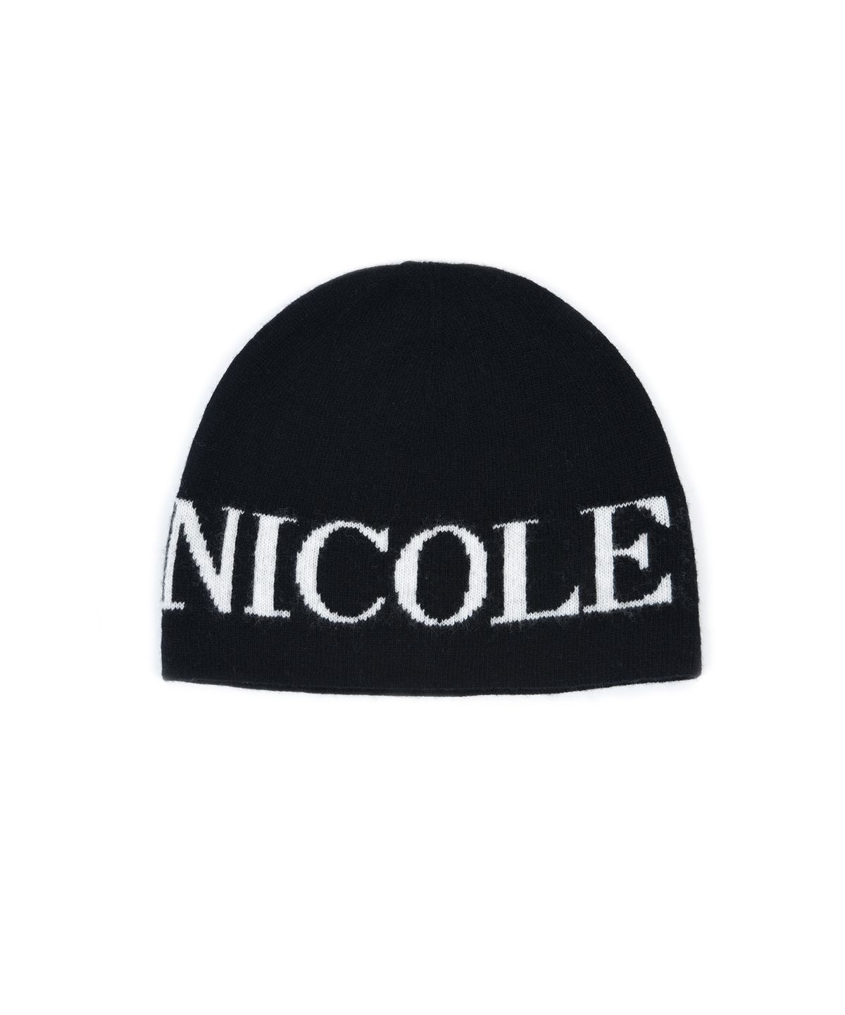 닉앤니콜(NICK&NICOLE) CASHMERE LETTERING JAQUARD BEANIE_6 COLOR
