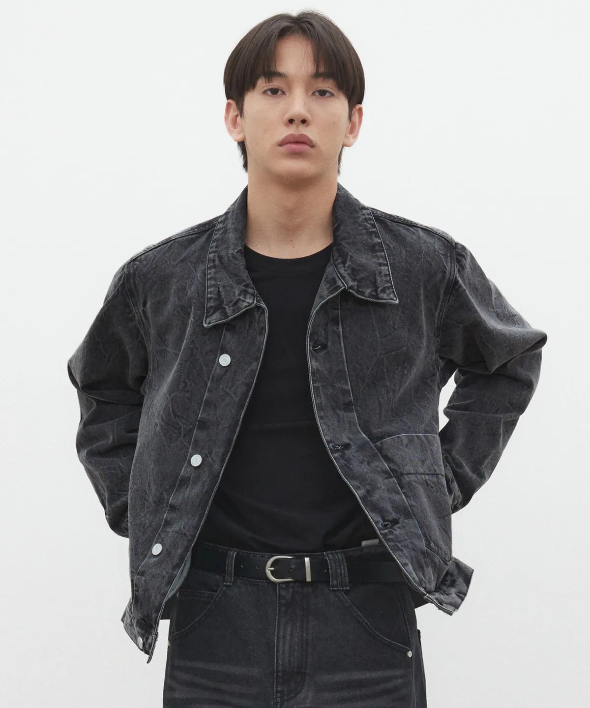 데케트(DECET) Dawn Denim Jacket DCJK001Black