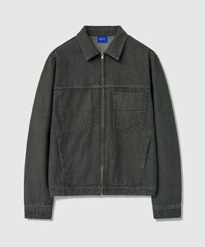 Denim Zip Jacket DCJK002DKhaki
