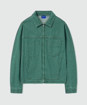 Denim Zip Jacket DCJK002Green