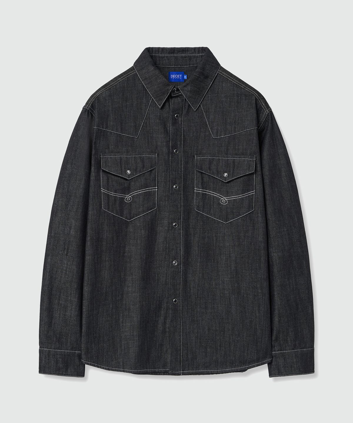 데케트(DECET) Western Denim Shirts DCSH002Black