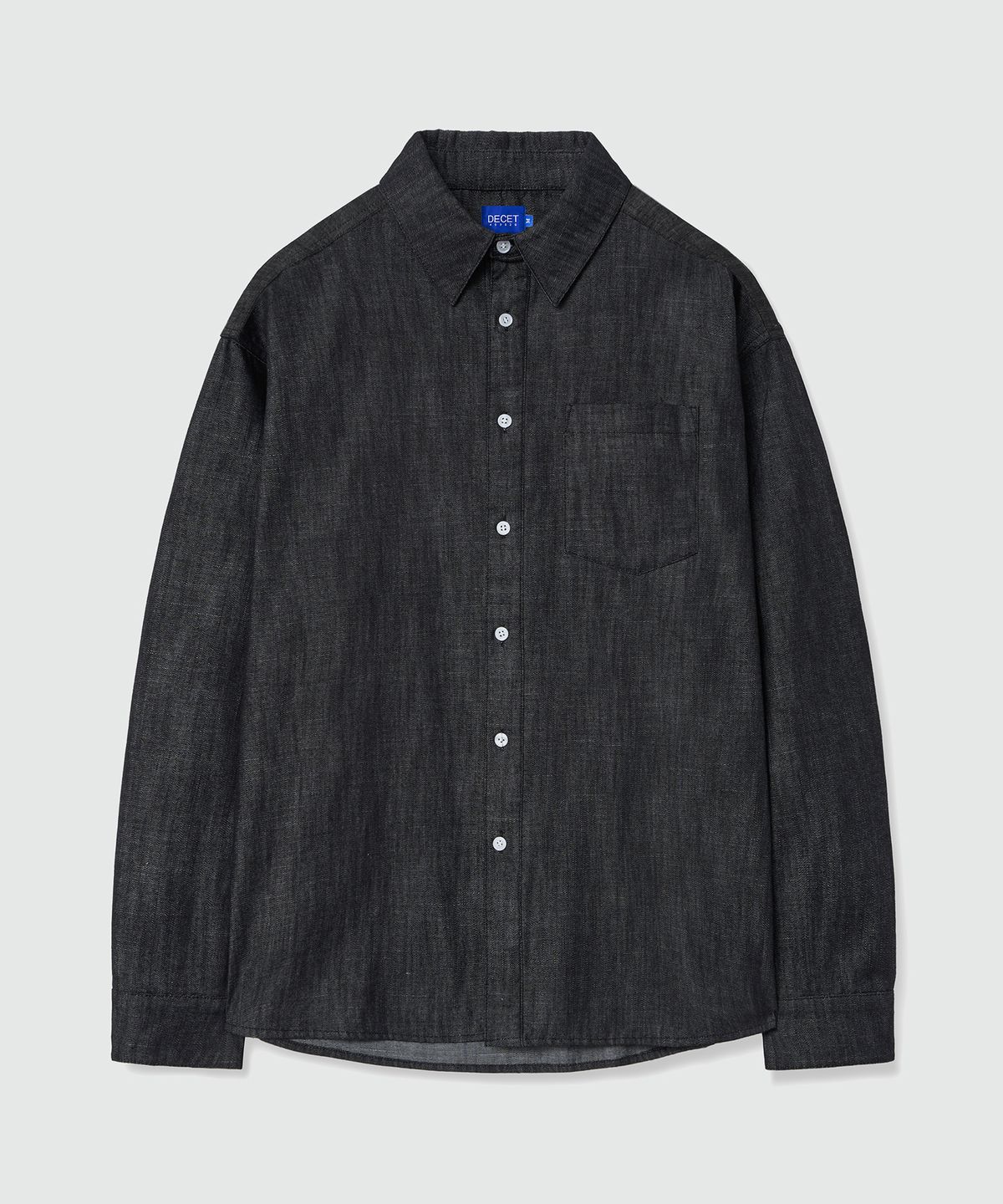 데케트(DECET) Over Denim Shirts DCSH003Black
