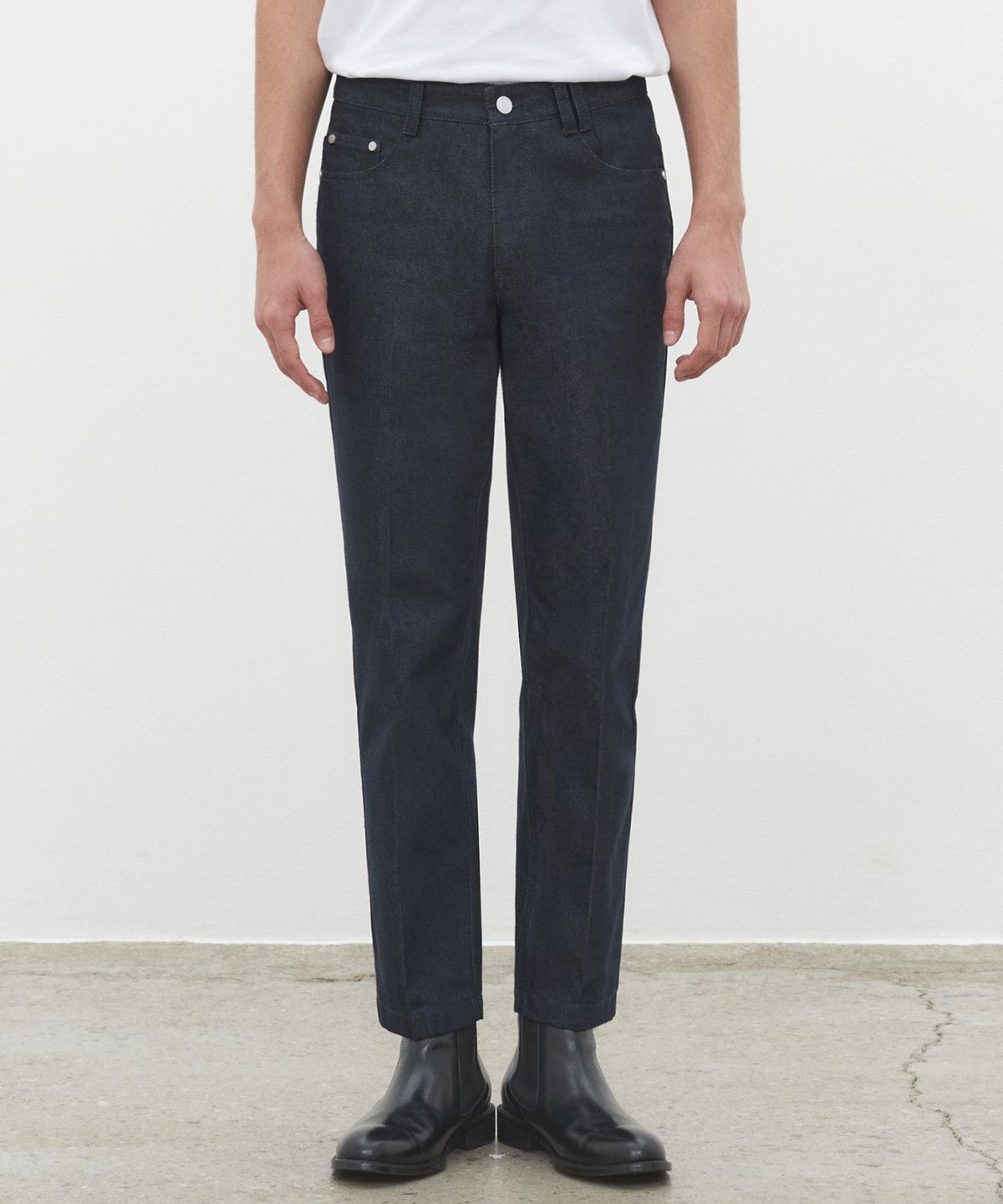 데케트(DECET) Dawn Cropped Tapered Jeans DCPT001CPIndigo2