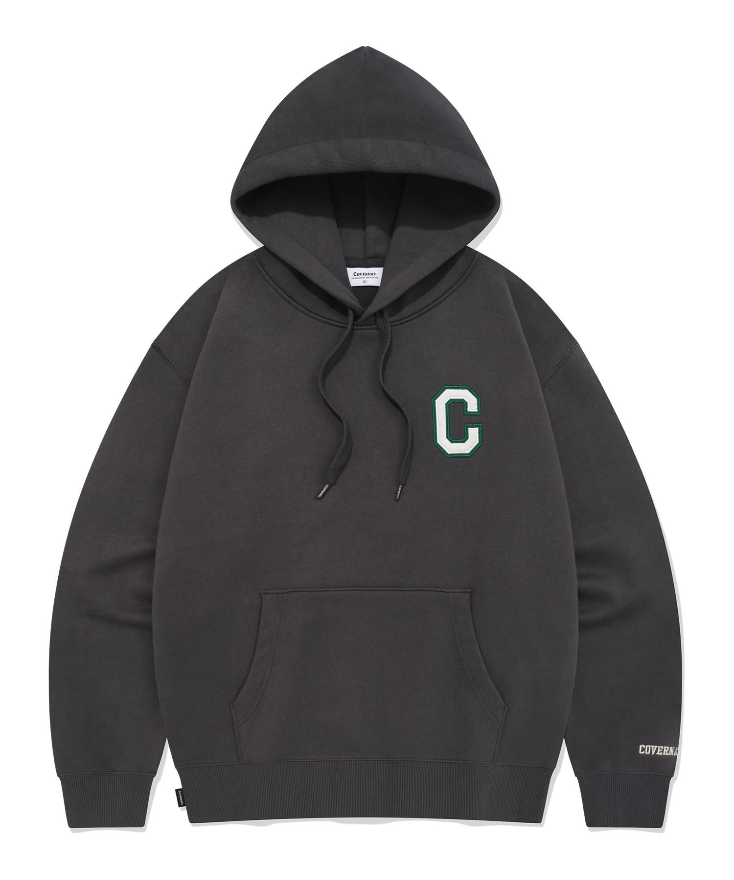 パーカー・フーディ COVERNAT C Logo Hoodie Charcoal MUSINSA | COVERNAT C logo hoodie charcoal