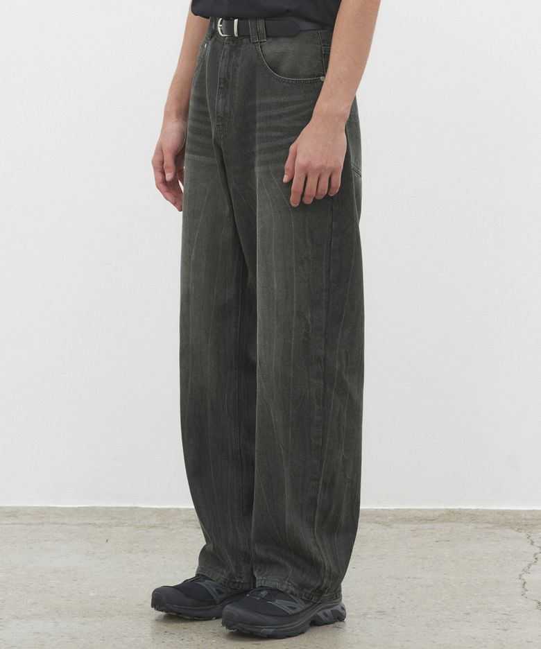 Mid Rise Wide Jeans DCPT027CRDKhaki